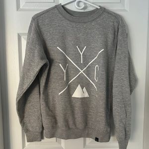 Gray Crew Neck Sweater